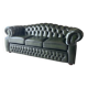 three-seater Chesterfield sofa