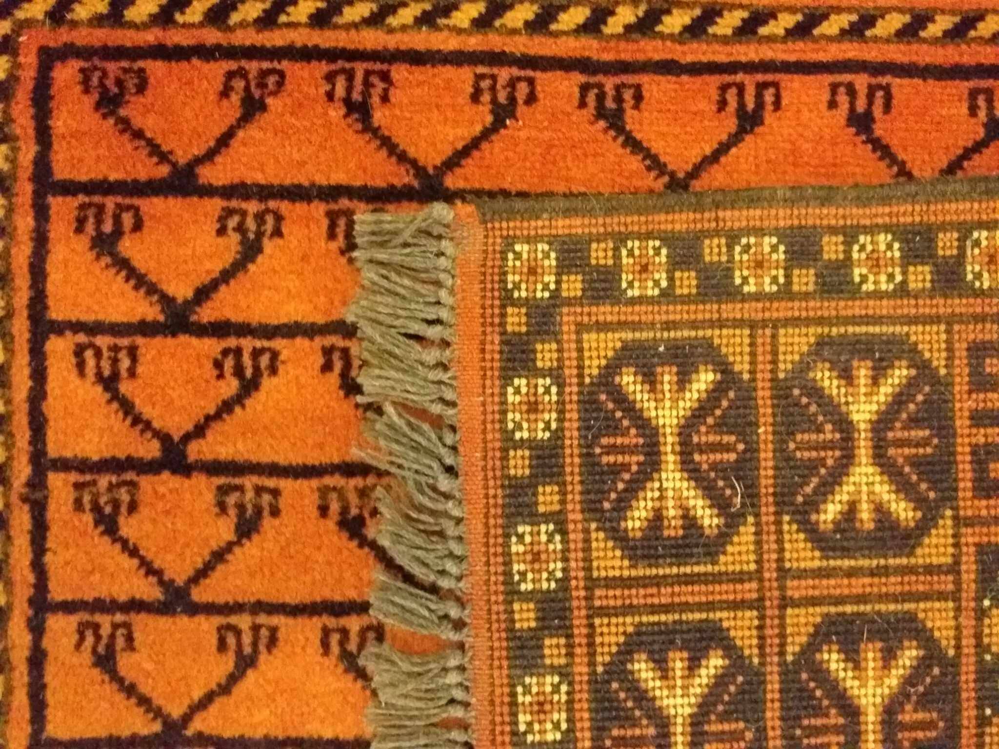 Handmade Afghan Karghai rug 249x162cm