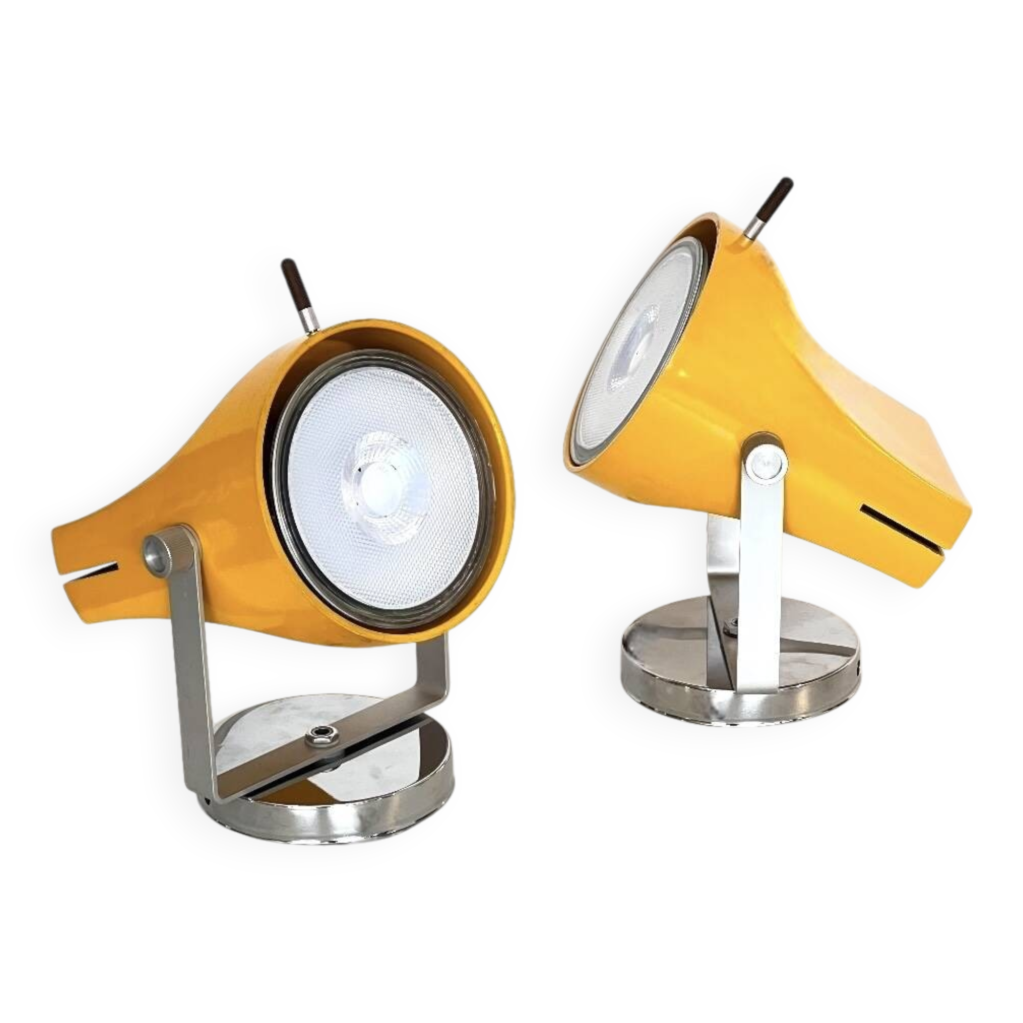 Pair of wall or table lamps designed by E. Fermigier for Disderot 1968