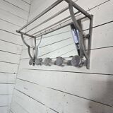 1950s aluminum coat rack