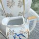 Dinette vintage en porcelaine composée de 13 pièces