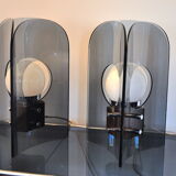 Pair of Midcentury Lamp, Metcidrylate and Wood, Denmark