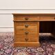 Large classic English desk with back panel