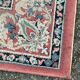 Tapis persan en laine rouge