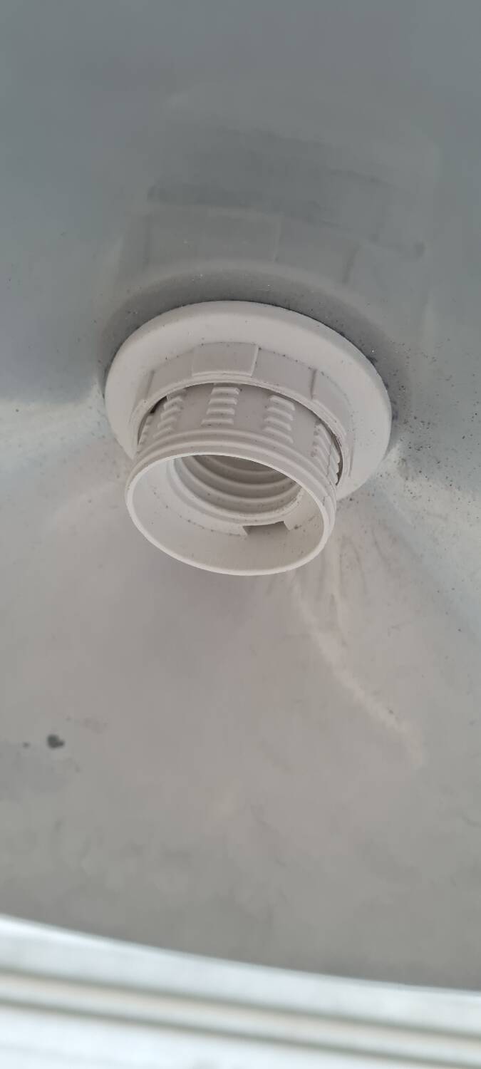 Pair of brushed aluminum pendant lights