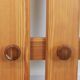 Pine wall coat rack