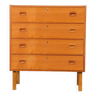 Vintage chest of 4 drawers teak 1960 sweden