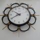 Horloge Vedette fer et laiton années 70