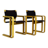 Fauteuil Rud Thygesen & Johnny Sorensen en frêne par Magnus Olesen, 1970
