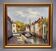 Landscape signed "View of Bruges." Oil on canvas. Signed Mees.