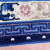 Handmade chinese vintage carpet 123x186 cm