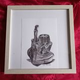 Dry January 2021 : Handmade drawing on paper with ink