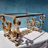 Iron coffee table forge 40 art deco