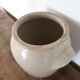 Off-white ancient sandstone pot