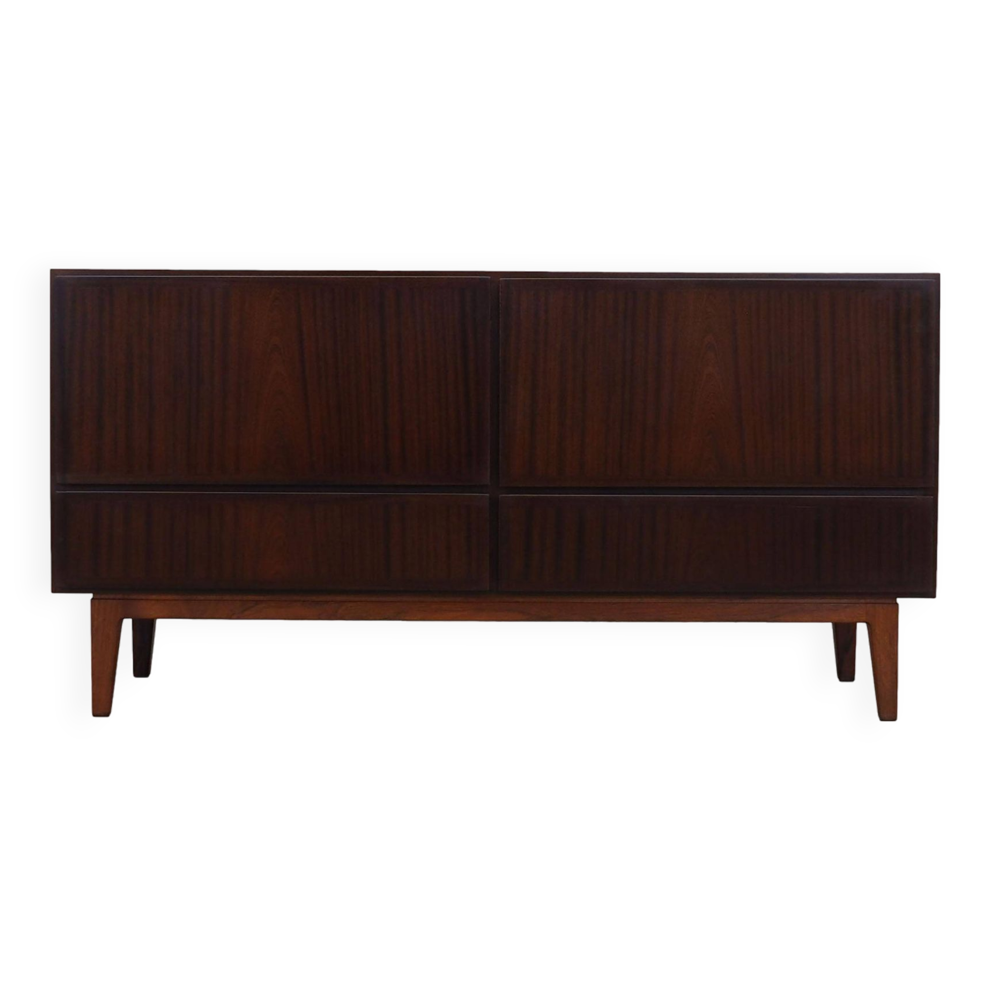 Mahogany chest of drawers, Danish design, 1970s, manufacturer: Omann Jun