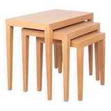 Tables gigognes en chêne clair de Severin Hansen