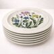 Set of 6 Arabia Finland plates model Flora – Esteri Tomula –