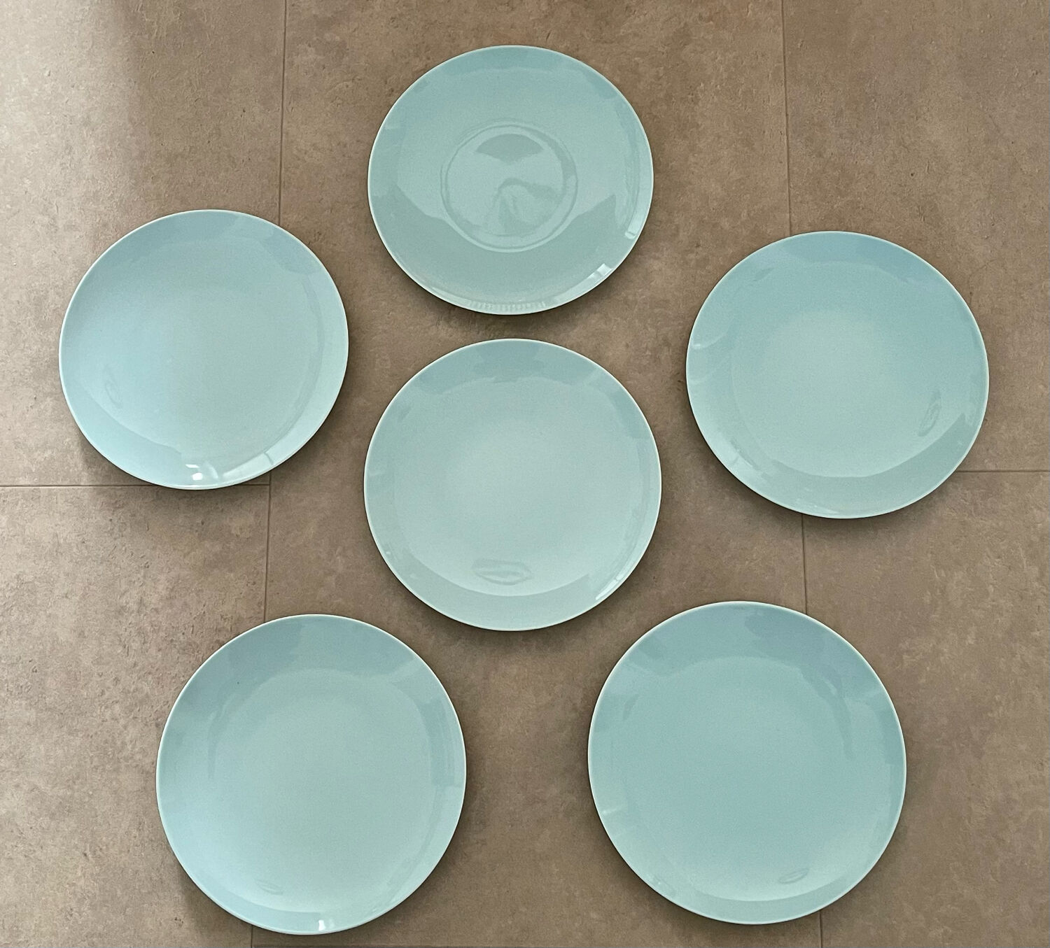 6 Guy Degrenne dessert plates