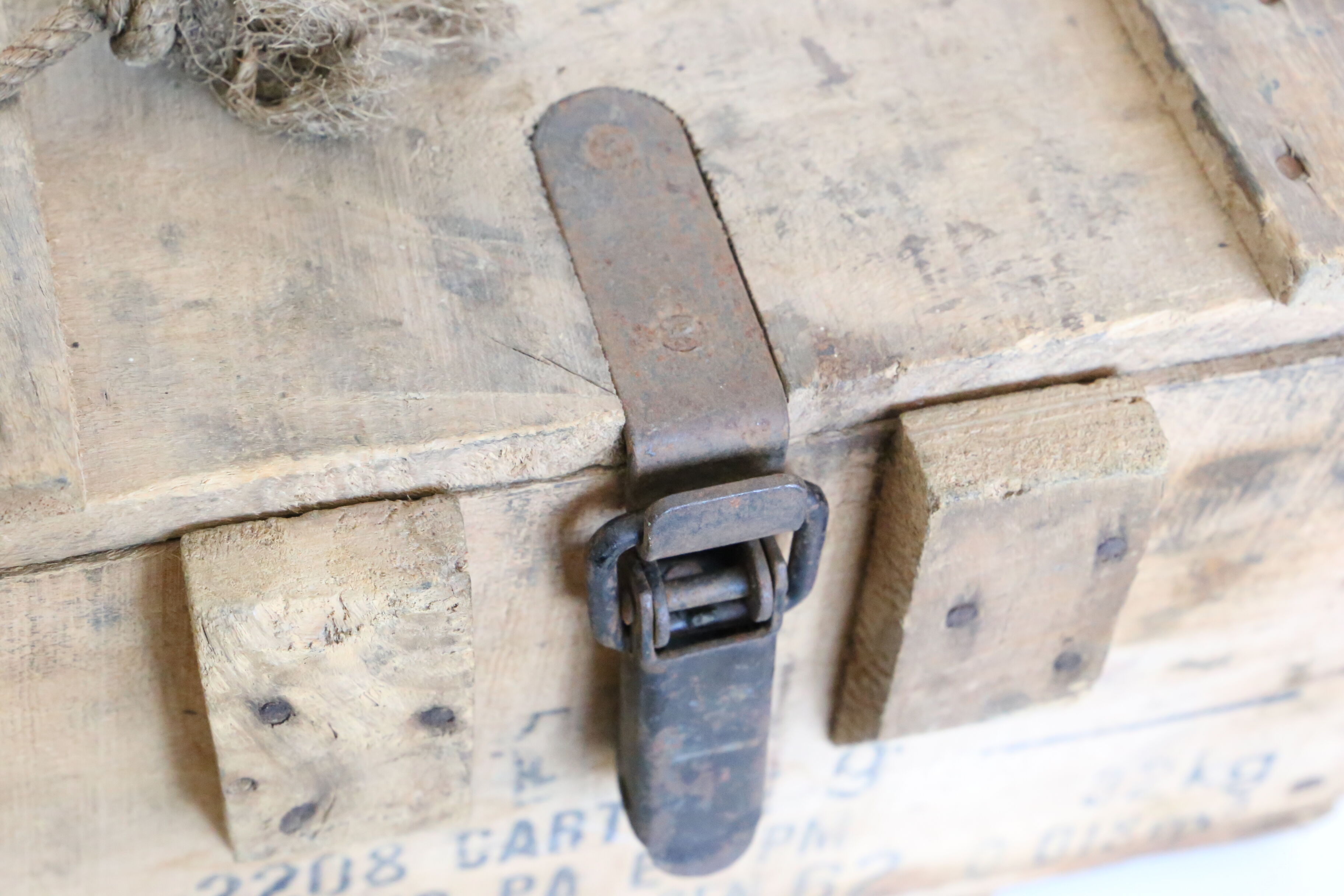 Former ammunition crate