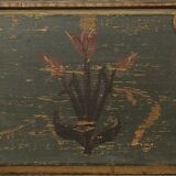 Antique Painted Folk art bridal chest