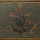 Antique Painted Folk art bridal chest