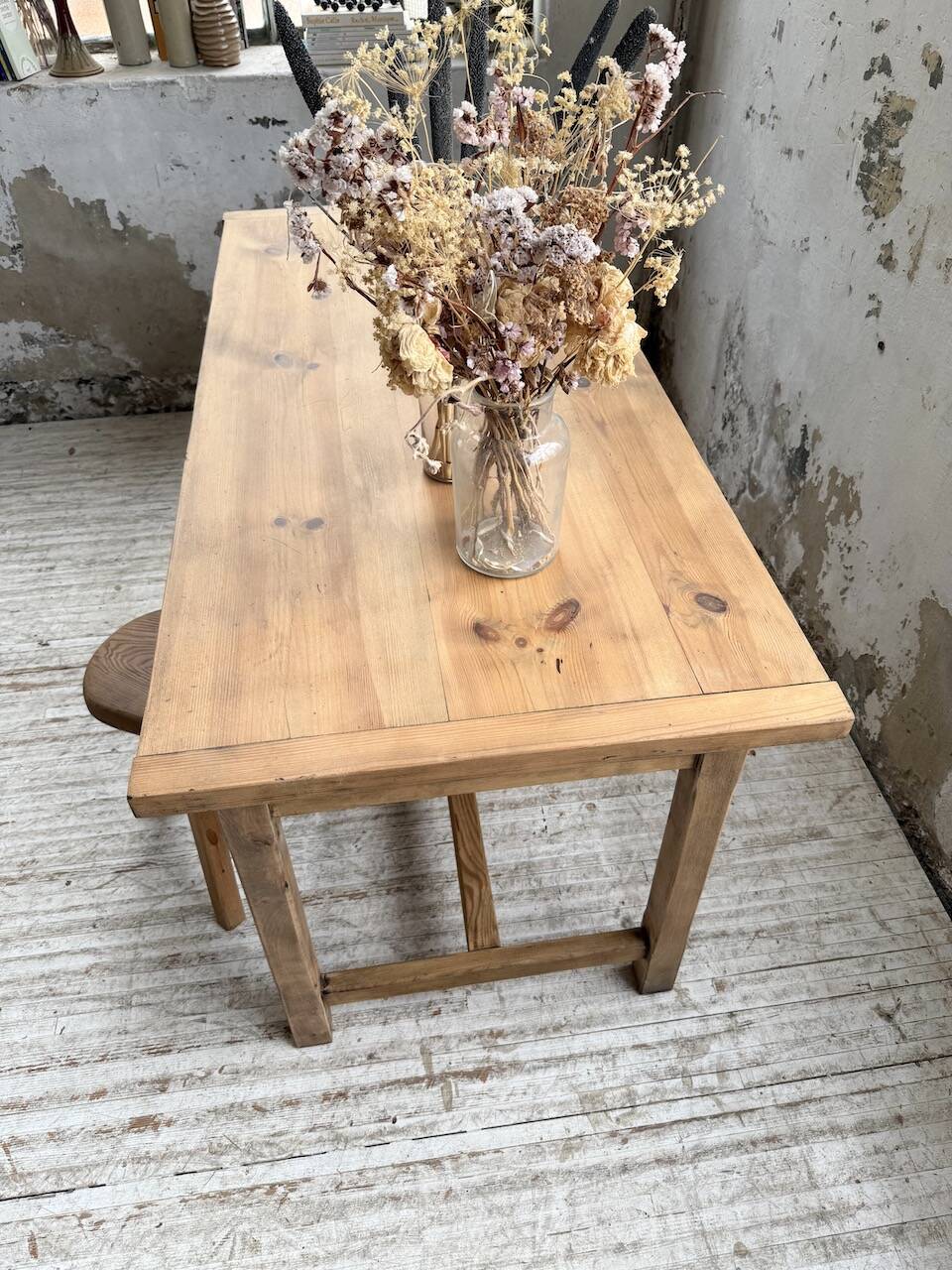 Farm table in pine, 1950s