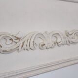 Old overmantel mirror