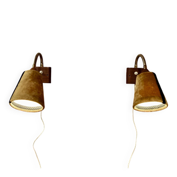 PAIRE D'APPLIQUES ORIENTABLES "DESIGN SCANDINAVE".