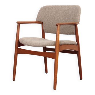 Oak armchair, Danish design, 1960s, designer: Ejner Larsen & Aksel Bender Madsen, production: Fritz