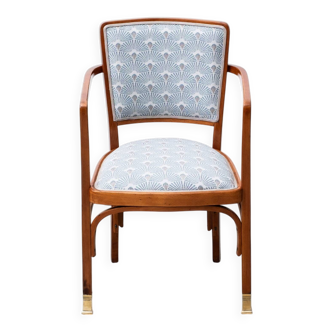 Jugendstil armlehnstuhl, koloman moser, j.j. kohn (wien, um 1902)