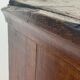 Biedermeier style oak wood cabinet