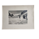 Antique photogravure, Leschaux Glacier, Chamonix, 1930s-1950s, 40x30 cm