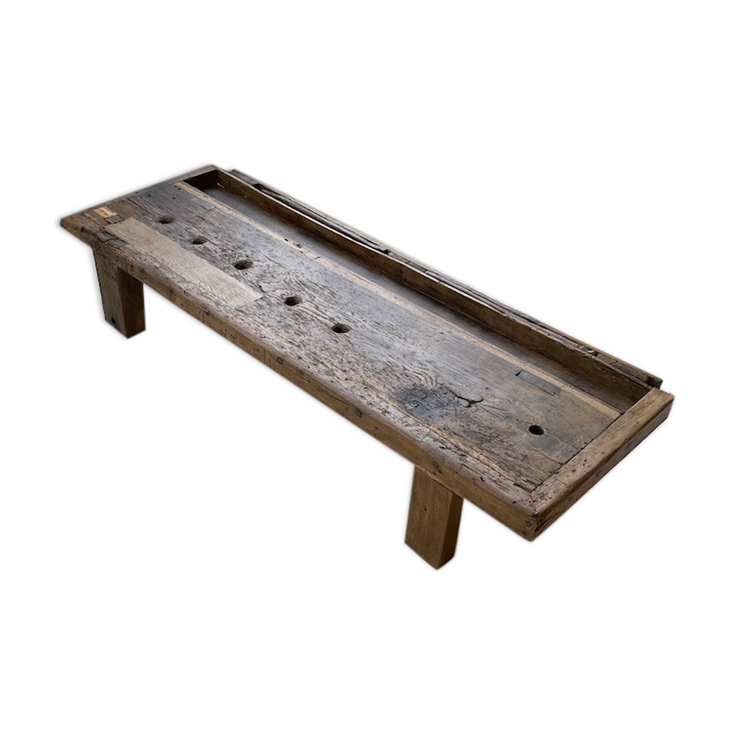 Brutally artisanal oak coffee table