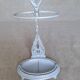 Enamelled cast iron umbrella stand