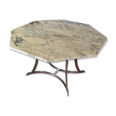 Marble dining table Roche Bobois vintage 70s