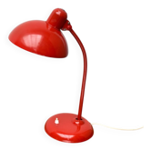 Lampe de table rouge allemande milieu du siècle 6556 par Christian Dell pour Kaiser Idell, années 1960