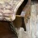 Louis XV style curved chest of drawers in marquetry