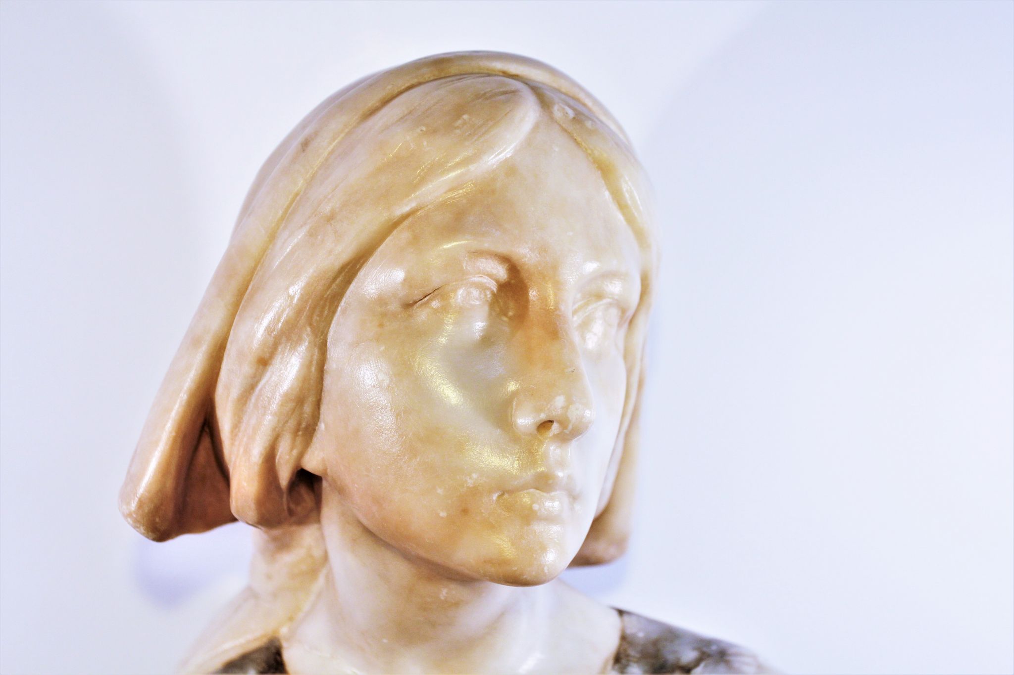 Bust of Joan of Arc by Guglielmo Pugi (1850-1915), c. 1900