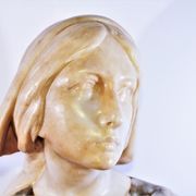 Bust of Joan of Arc by Guglielmo Pugi (1850-1915), c. 1900