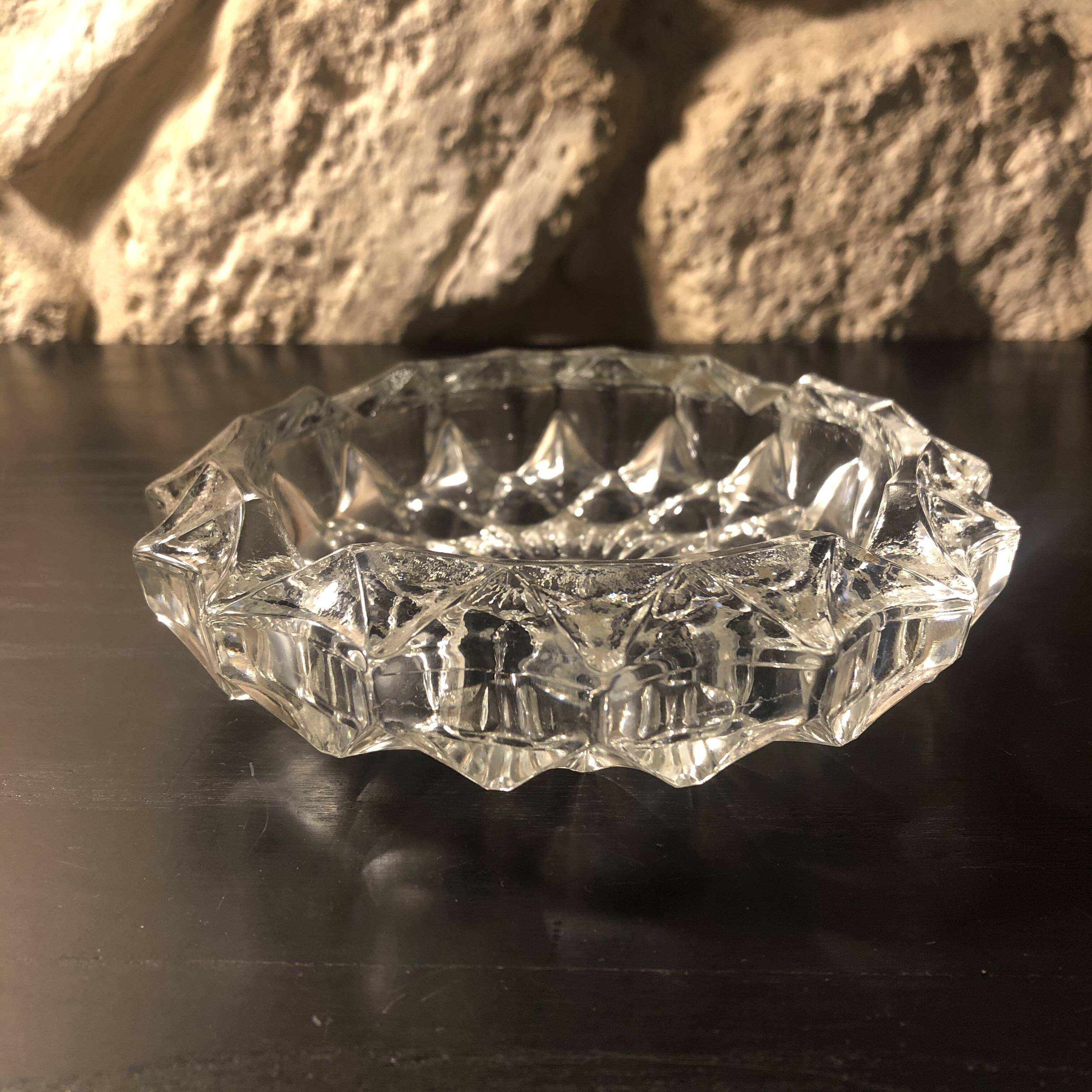 crystal ashtray