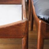 2 Fauteuils - 1 Ottoman - 1 Table basse - Kristian VEDEL - Entièrement restauré