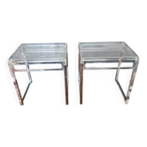 2 tables d’appoint Marc Berthier