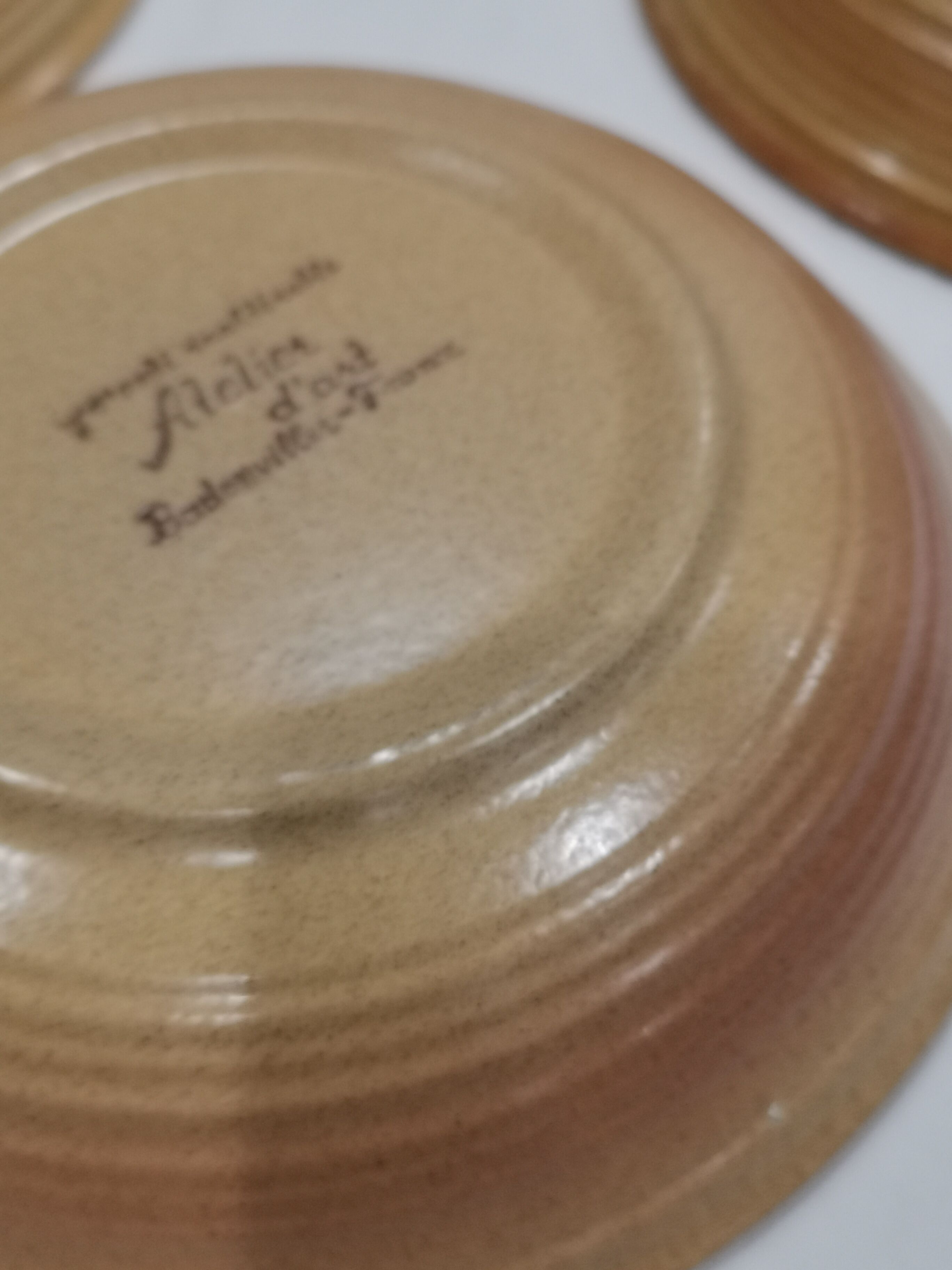 Hollow plates of the Ateliers d'Art Badonviller