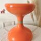 Robur Sgabello Americano stool orange plastic vintage 70s
