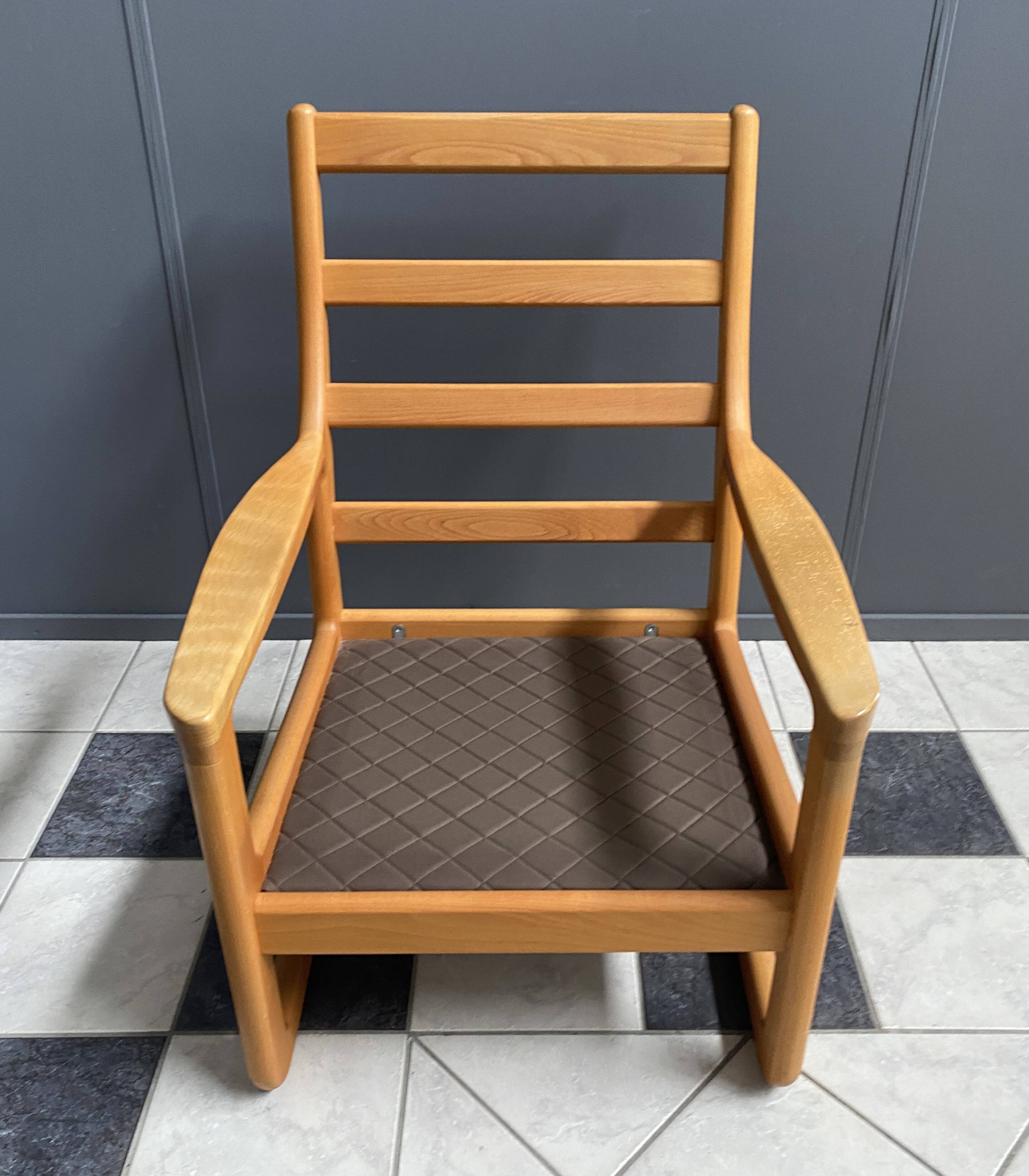 Danish highback chair by Johannes Andersen for Silkeborg