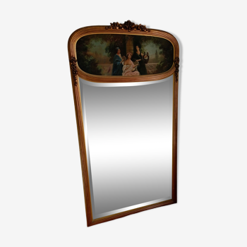 Grand miroir ancien 183/100