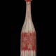 Old Baccarat crystal decanter with grape vine leaf decor