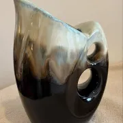 Mid-Century Modern "Forme Libre" Ceramic Pitcher Vase — 1960s