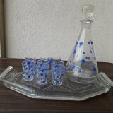 Service à liqueur plateau carafe et verres