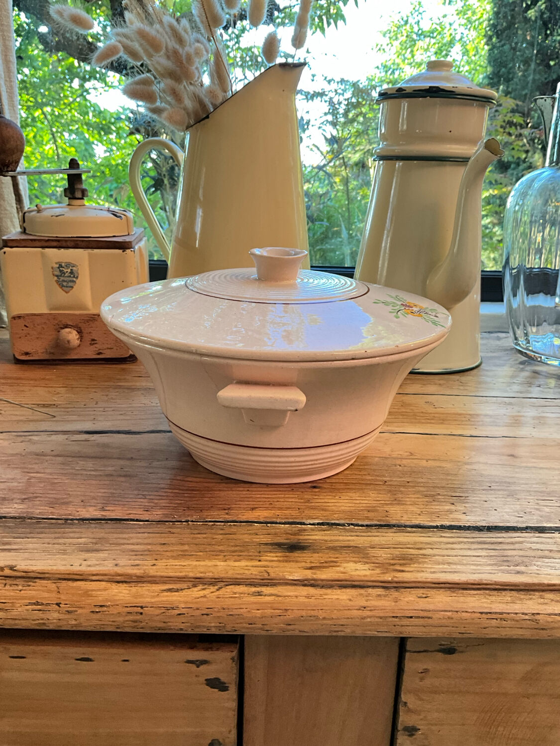 Petite soupière ancienne longwy